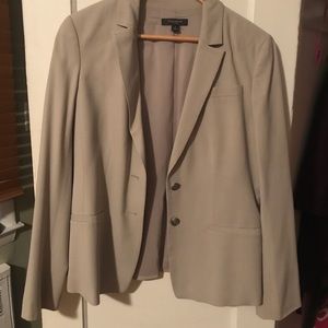 Ann Taylor khaki blazer